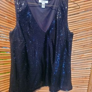 Nine West XS Black Blouse